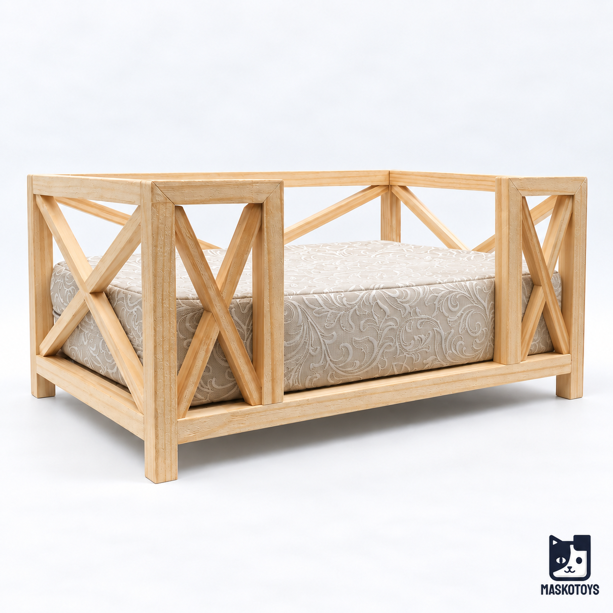 Cama Royal Pino natural - Imagen 2